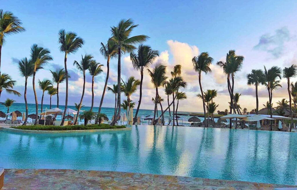 Eden Roc Cap Cana Pool and Palm Trees