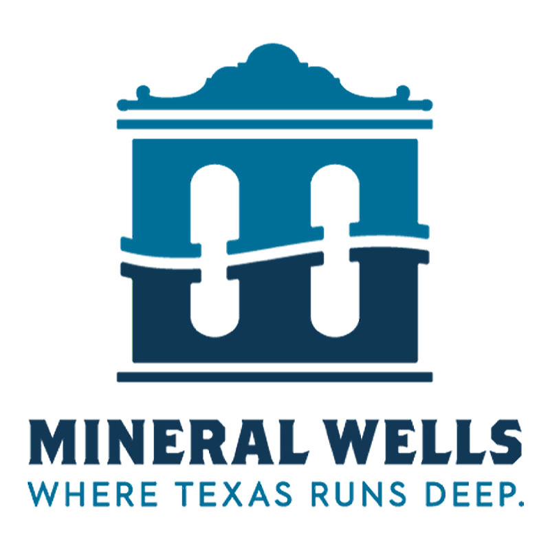 Mineral Wells logo on display of the website
