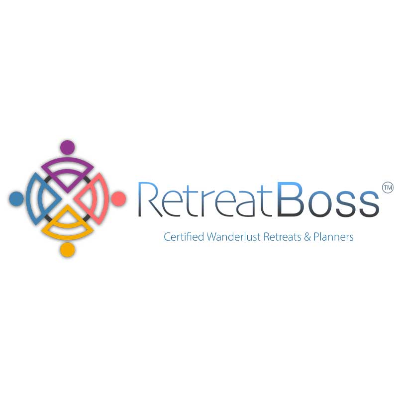 Retreat Boss Certified logo on display of the website