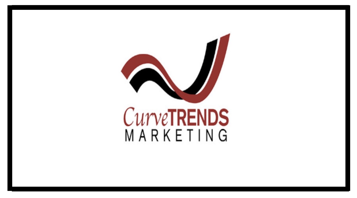Curve trends logo on display of the website