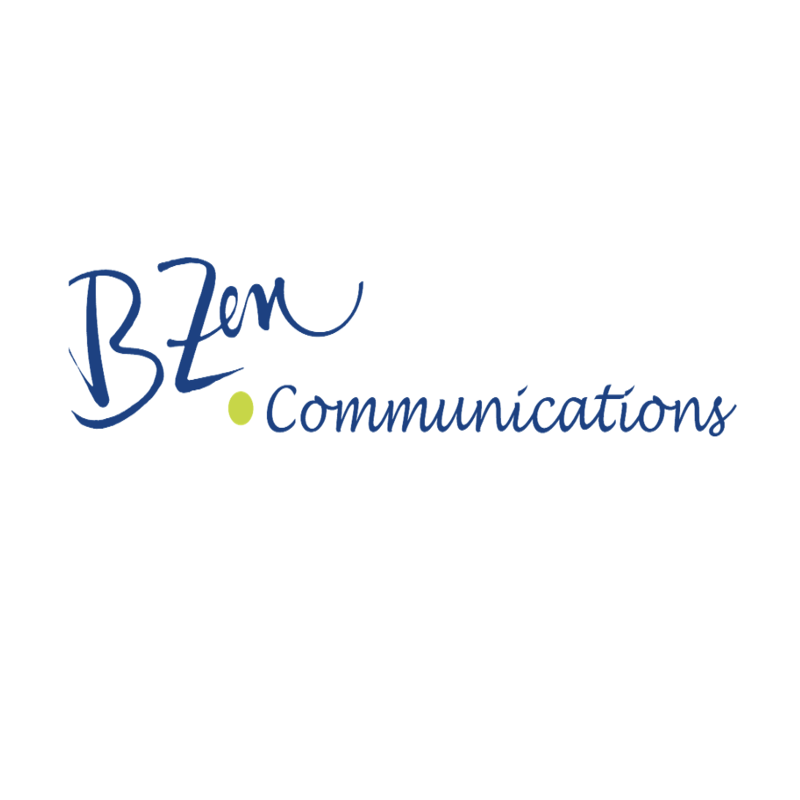 Bzen communications logo on display of the website